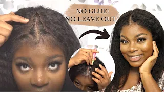 NATURAL CROCHET OVER V-PART WIG TUTORIAL | Mani Keny