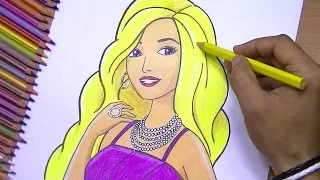 تعلم رسم باربي باكسسوارات جميلة