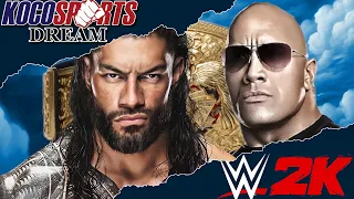 KocoSports DREAM WWE 2K23 EFed - Day 94 - The Rock vs. Roman Reigns