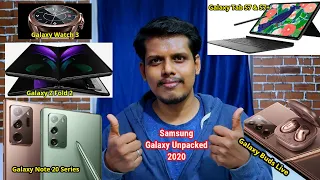 Samsung Galaxy Unpacked 2020 - Note 20, Note 20 Ultra, Watch 3, Tab S7 & S7+, Z Fold 2, Buds Live