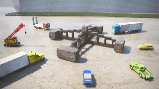 Large Spinner vs Cars #5 | Teardown