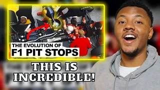 The Spectacular Evolution of F1 Pit Stops | REACTION!