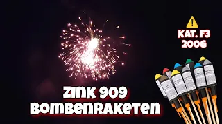 ZINK 909 BOMBENRAKETEN | ALLE VARIANTEN im TEST | Kat. F3 200g