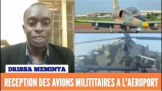 Drissa Meminta - Reception des materials de l'armée a l'aeroport.