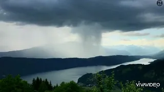 Tsunami from Heaven Amazing Rainstorm time lapse downburst microburst