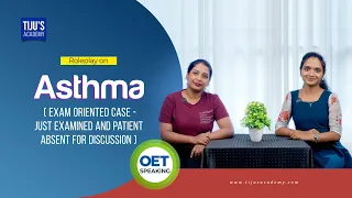 OET Speaking | Roleplay on Asthma | Setting : Emergency Department