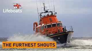 One of the furthest ever RNLI shouts...