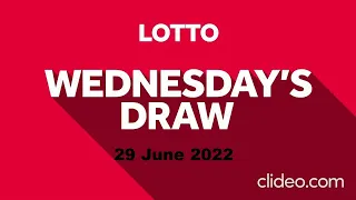Wednesday Night Lotto Draw  29/06/2022 | The National Lottery Lotto draw of 30 June 2022