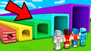 SI ENTRAS AL TÚNEL EQUIVOCADO, MUERES ⚠️😰 Minecraft