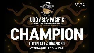 AWESOME (Thailand) | CHAMPION | TEAM ULTIMATE ADVANCED | UDO ASIA-PACIFIC CHAMPIONSHIPS 2024