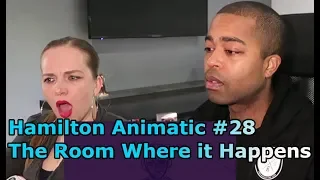 28. Hamilton Animatic - "The Room Where It Happens" (Jane and JV BLIND REACTION 🎵)