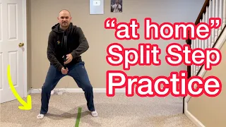 The Best “at home” Split Step Drill (Tennis Footwork Explained)