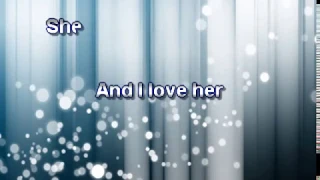 Karaoke of And I Love Her, Julio Iglesias Version by Allen Clewell