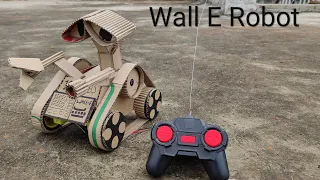 Build a Working WALL E ROBOT from Cardboard Science Models | How to make Realistic RC Wall E Robot