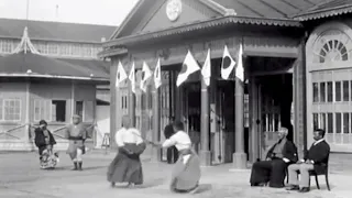 🇯🇵 LUTTEURS JAPONAIS in Kyoto 1897 Constant Girel  (Lumiere) (SD) JAPAN 🇯🇵