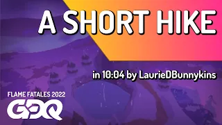 A Short Hike by LaurieDBunnykins in 10:04 - Flame Fatales 2022