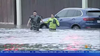 Rain From Tropical Storm Imelda Flooded Houston Area