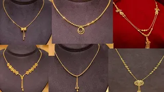 Latest Daily Wear gold chain designs for women