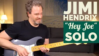 How to Play "Hey Joe" Guitar Solo - Jimi Hendrix