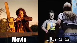 Texas Chainsaw Massacre Movie & Game Comparison (Original 1974 Movie vs PS5 Gameplay)
