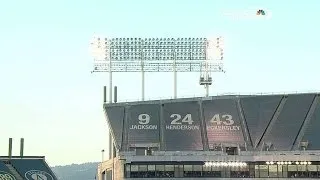 NYY@OAK: Lack of lights delay the game in Oakland