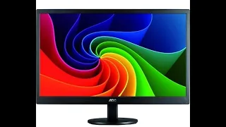 AOC e970swnl monitor unboxing