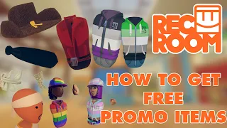 How To Rec Room: How To Get Free Promotional Items!!!