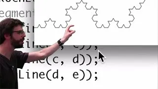 8.3: Fractal Recursion with ArrayList of Objects (Koch Curve) - The Nature of Code