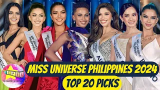 Miss Universe Philippines 2024 Top 20 Picks