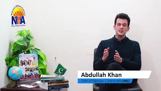 Self confidence makes CSS possible | Abdullah khan (NOA’s Star ) 13th Position in Pakistan | NOA