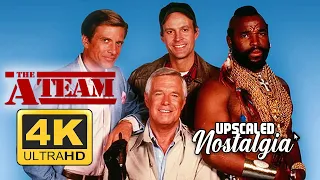 The A-Team (1983 TV Series S1) Opening & Closing Themes | Remastered 4K Ultra HD Upscale