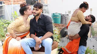 Bhabhi Apse Pyar Ho Gya Ek Pappi Do Prank Gone Kissing || kausar khan