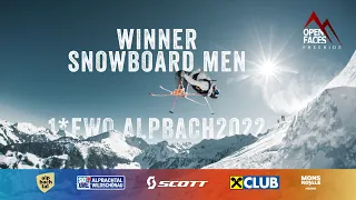 OPEN FACES 1*FWQ / 2*FJT ALPBACHTAL 2022 - Winner Run SNOWBOARD MEN