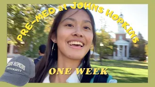 Day in the Life | Pre-Med at JOHNS HOPKINS