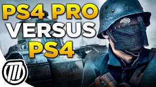 PS4 Pro vs PS4 - Battlefield 1 Gameplay & Graphics Comparison (60 fps)