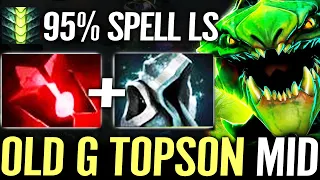 🔥 OLD G TOPSON Viper Best MID — Bloodstone + Eternal Shroud 95% Spell Lifesteal META Dota 2 Pro