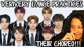 REACTION TO VERIVERY: REMIX PERFORMANCE & LAY BACK, TAG TAG TAG, AND FROM NOW DANCE PRACTICES