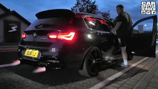 BMW M140i with Decatted exhaust! | Donuts, Revs, Flames & Flyby's & Pops and Bangs!