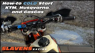 How-to Cold Start KTM, Husqvarna, and GasGas