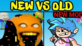 Friday Night Funkin' VS Pibby Annoying Orange New vs Old | Come Learn With Pibby x FNF Mod