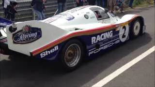 Porsche 956.007 Sound ! Loud start up + Acceleration on Nurburgring !!!!!!