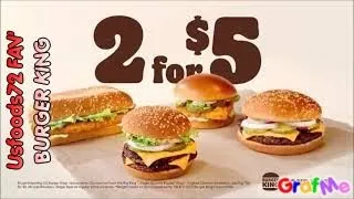 BURGER KING 2 for 5$ - Usfoods72 USA.