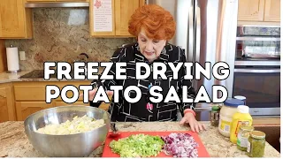 Freeze Drying Potato Salad for Camping