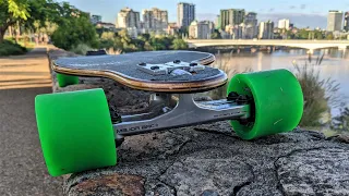 Major Arc truck on an OBfive 38in drop through longboard