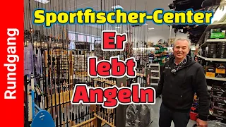 Inhaber überrascht 🤫 Besuch im Sportfischer Center Hamm 🎣 Rundgang im Angelladen