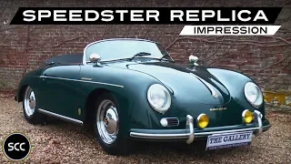 PORSCHE 356 VINTAGE SPEEDSTER Cabriolet Replica Recreation 1966 - Modest test drive | SCC TV