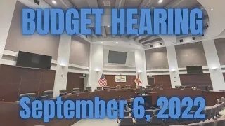 Public Hearing: FY 2022-23 County Budget & Tax Rates