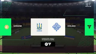 UKRAINE vs ICELAND I EURO 2024 I EA SPORTS FC™ 24