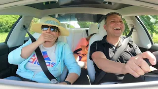 TESLA MODEL 3 PERFORMANCE PRANK ON WIFE