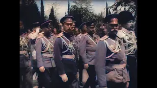 Военный смотр в День рождения Императора Николая II. 6 мая 1914 г.